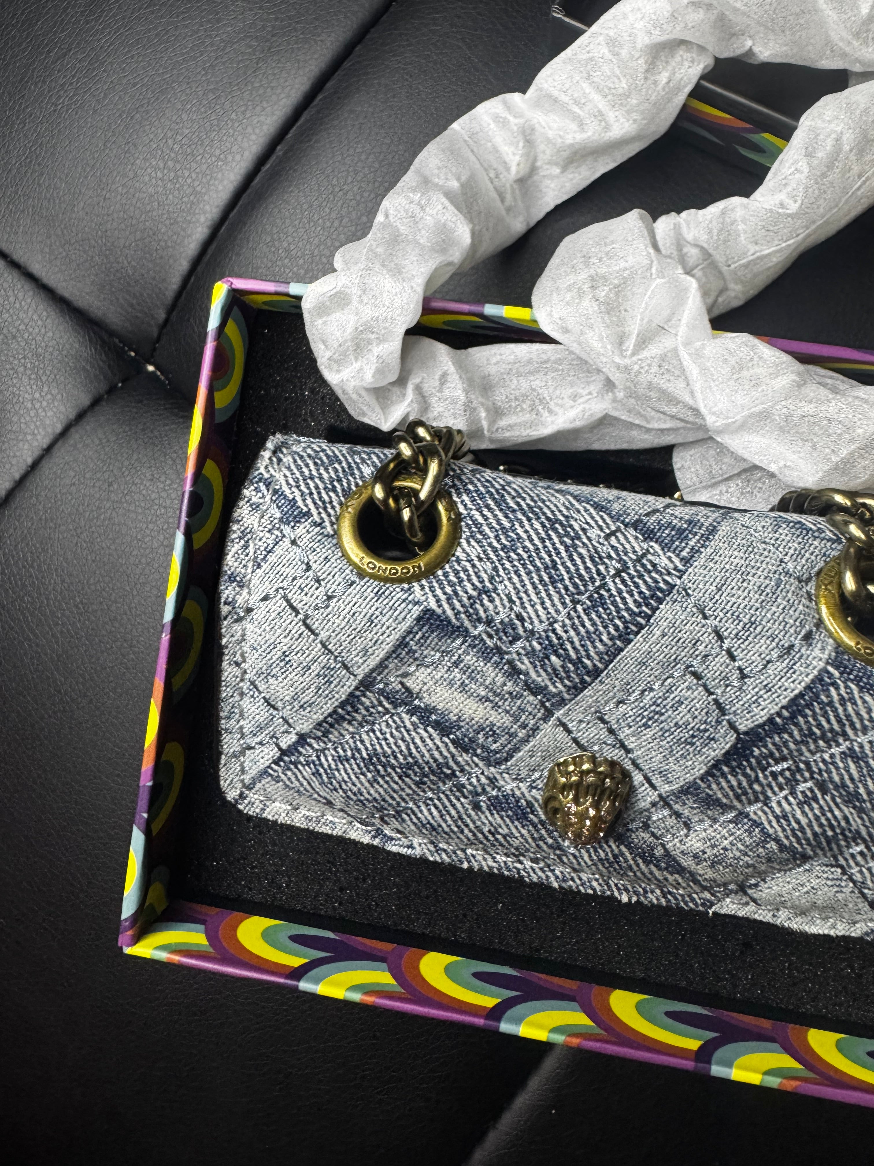 Denim and Gold KG Micro Bag