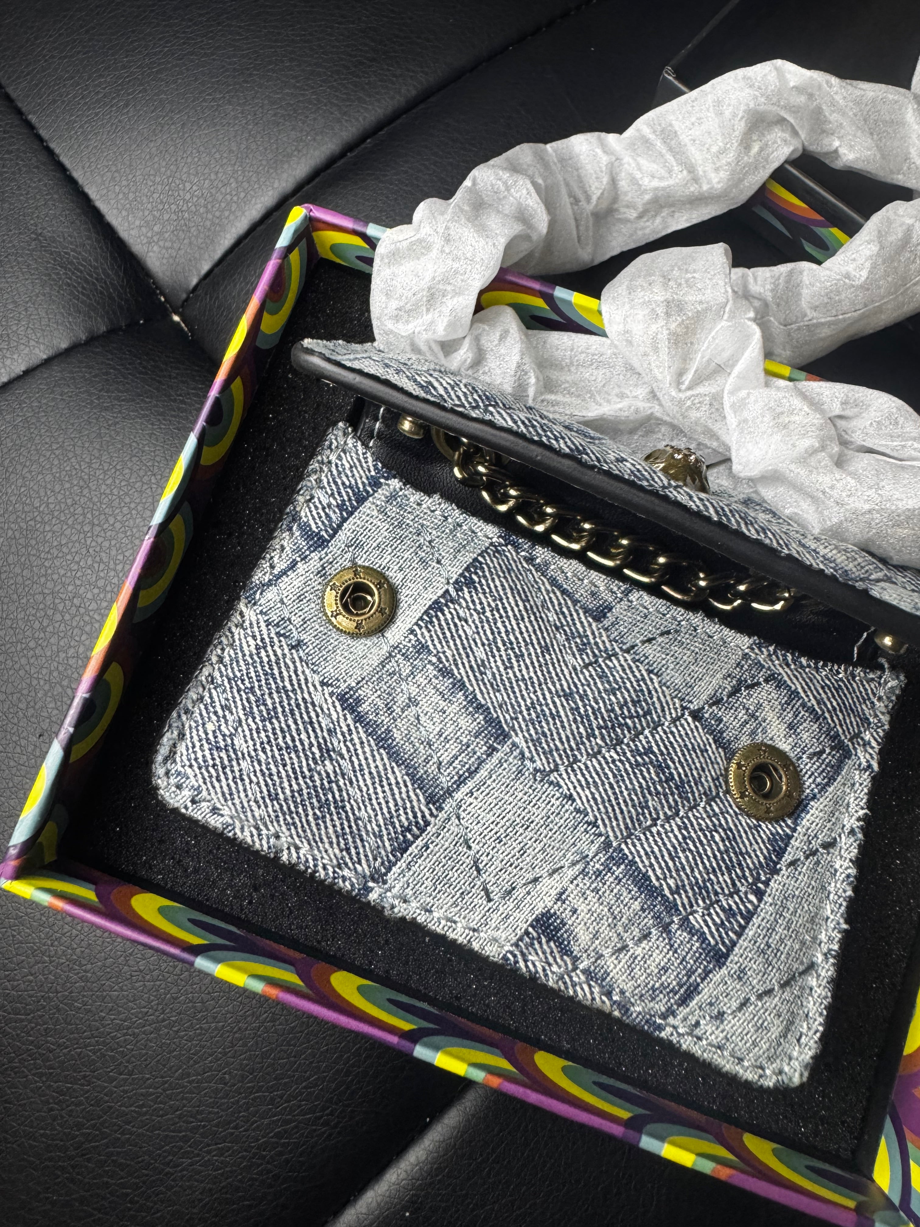 Denim and Gold KG Micro Bag